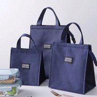 1/3pcs Lunch Bag,Letter Patch Detail Lunch Bag, Lunch Box Storage Bag For Outdoor,Insulated Lunch Ba