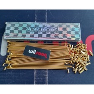 Spokes Spokes/ Spokes Nipples 9x130 Gold Wilwood