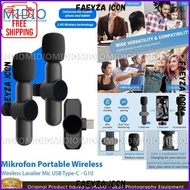 Bright Wireless Microphone Wl16 Mic Clip On Hp Type C / Iphone Terbaik Dikelasnya