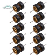 Premium 5Pair 11mm CE28  LMR  Wheels and Tires Kit for 1:64  Diecast Car Models