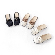 (Small Form) - Women's Mesh Bow Strap Shoes