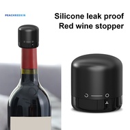PEK-Durable Wine Stopper Convenient ABS Compact Swivel Lock Wine Bottle Cork for Home