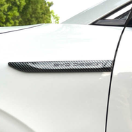 สำหรับ Byd Atto3หยวนบวกกับการปรับเปลี่ยนสติกเกอร์กันชนด้านร่างกายเลื่อมสีดำสติ๊กเกอร์ตกแต่งแผ่นปิดร่