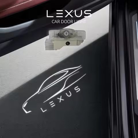 2pcs Car Door Welcome Light For LEXUS ES LS IS IF LX RX GS GX HS NX LM LC LF RZ RC HD LED Lamp refit