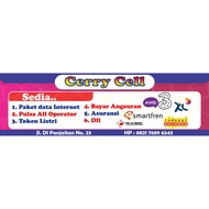 Credit counter display case banner counter banner/ hp credit counter banner/ 1 day anniversary/