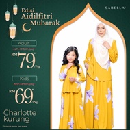 Sabella ready Stock kurung / baju kurung moden / baju sedondon ibu dan anak / baju budak perempuan /