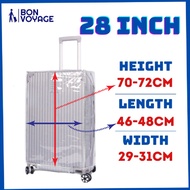 Bon Voyage Luggage Cover Protector Transparent PVC Cover 行李箱保護套18-30Inch