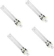 4 Pieces MarineColor 9W UV Replacement Bulb G23 2-Pin 254nm Compatible with JUP 01 HW 303B HW 304B C