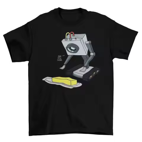 Butter Robot T Shirt Cotton Sizes Game You Pass
