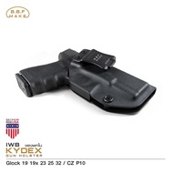 BBF Make Kydex Holster ซองพกใน KYDEX Glock 19 19x 23 25 32 / CZ P10