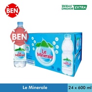 Le Minerale 600ml 600 ml 1 Dus 24 Botol - Air Mineral Tanggung .
