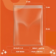 CLEAR PE CLIP PLASTIC 100 SHEETS I 5x8 I 8.5x13 I 10x15 I