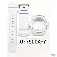 silicone strap Aksesori ►△℗CASIO G-SHOCK BAND AND BEZEL G7900 GW7900 GR7900 100% ORIGINAL