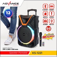 Advance KS-1221 / KS1221 Speaker Meeting Bluetooth 12"Inch