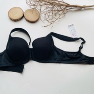 V631) wacoal B'me by B34 Bra With Underwire Thin Foam Black B34/75=6