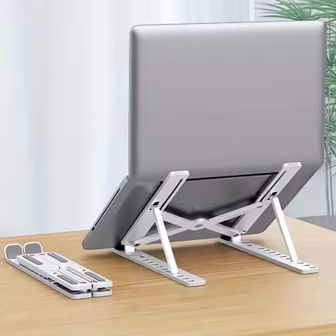 Portable Laptop Stand Foldable ABS Material, Adjustable Desktop Height, Heat Dissipation, Laptop Sta