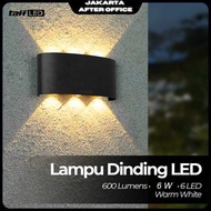 TaffLED Indoor Plastic Body LED Wall Lamp 6 LED Warm White 6W - 6T