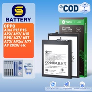 Bateri Battery Compatible For OPPO A3s/ F9/ F1S/ A92/ A97/ A15/ R9S/ A37/ A57/ A73/ A92s/ A77/ A9 20