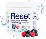 New! RESET Wild Berry Optimized Fasting Energy &amp; Elderberry Immune Support 5 High Grade Electrolytes, 8 B-Complex Vitamins, Green Leaf Tea Extract, Green Coffee Bean Extract with Himalayan Pink Salt