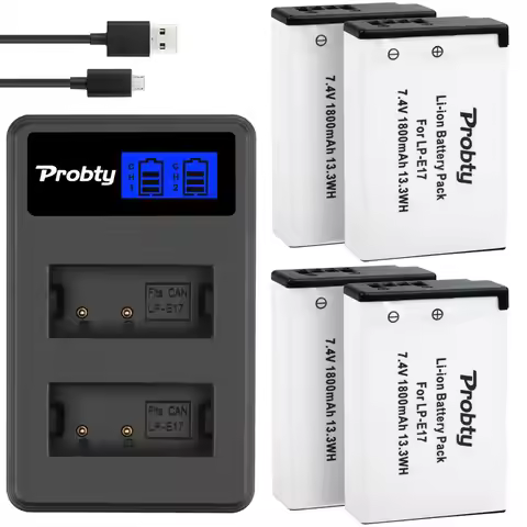 For canon LP E17 LP-E17 Battery for Canon EOS 77D, Rebel T6i, T7i, 750D,760D, 800D, 200D, 8000D, M3,