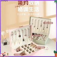 European Style Portable PU Leather Striped Jewelry Box Bracelet Wat ch Necklace Ring Lipstick Jewelr