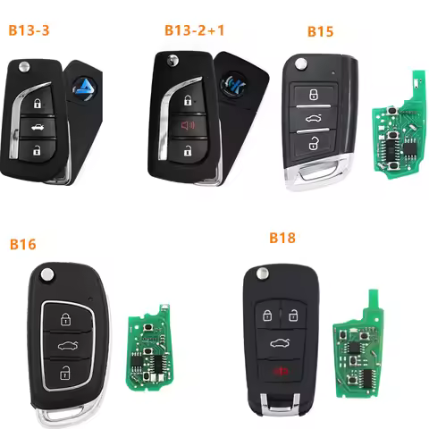 5PCS Standard Remote Key B13-3 B13-2+1 B15-2 B16 B18 for KD900/KD MINI/KD-X2 Key Programmer B Series