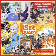 Isekai Quartet Anime Poster Set Of 5