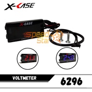 Xcase 6296 Voltmeter - Battery Voltmeter - Battery Power Meter - 12 Volt Battery Volt Meter 6296 X-C