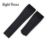 20mm 21mm 22mm Watch Band for Rolex Strap Cosmograph Daytona Sky-dweller Oysterflex Rubber Strap Exp