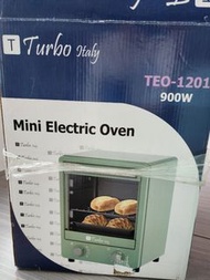 全新Turbo Italy綠色迷你電烤箱