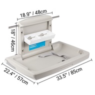 
2026
 SucceBuy Baby Changing Station Commercial Wall Mount Baby Diaper Changing Table Fold Down Ver