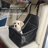 (Lemi Pet House) Pets Safety Travelling Mesh Folded Waterproof Pet Dog Carrier Car Seat Cover Pad Carry House Dog Bag Car Travel Folding Hammock