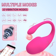 10 speed APP controlled vaginal vibrator G-point anal vibration jump massager wearable stimulator ad