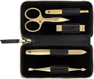 Zwilling J.A. Henckels - Beauty Premium Gold Leather Case Black 5pcs