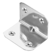 Pendakap L Besi Metal L Bracket Support Chrome