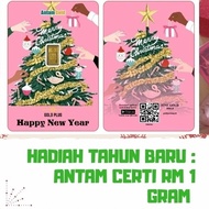 Hadiah Emas natal antam 1 gr