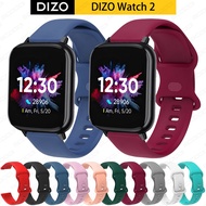 Silicone Watch Band For realme DIZO Watch 2 Smart Watch Strap Replacement Wrist Bracelets