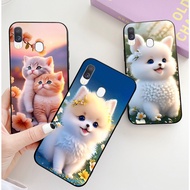 Samsung a40 / ss a60 case with cute cat print