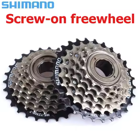 SHIMANO Tourney MF-TZ500 6/7-Speed Freewheel 14-34T/14-28T Screw-On Freewheels