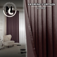 namaskar.curtain - Y2 Yasmine Hook/Eyelet Blackout Curtain (170cm-400cm)