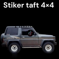 STICKER LIST BODY DAIHATSU TAFT 44 GT ROKKY HILLINE / STICKER TAFT 44