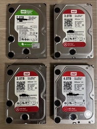 Western Digital WD Harddisk HDD 硬碟 Green Red 2TB 3TB 4TB