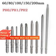 【】60-200mm PH0 PH1 PH2 802 Electric Cross Screwdriver Bit  ImpactDriver