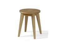 NARVIK oak round stool / End table / Side table