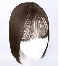 Woman Natural Look Wig Short Wig Smooth Tangle-Free Easy Care Face-Framing Pixie Cut Bob Style Wig