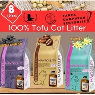 MANTOELITY TOFU SAND 8 LITERS - MANTOELITY CAT TOFU SAND
