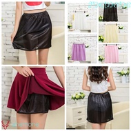 ANEMONE Women Dress Underskirt Slips, Short Length Skirt Accessories Half Slips Petticoat, Safety Sk