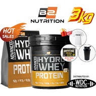 BS Nutrition Hydro Whey Protein Isolated (3KG)Susu Gym-Free Shaker/T-SHIRT BS Hydrowhey[1kg 2kg 3kg]