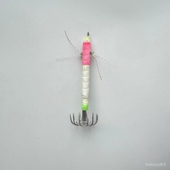 Fifth Generation Blowing Tube Squid Earth Cannon Hook Linen Paper Red Head Luminous Pheromone Handy 