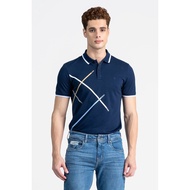 John Henry Men's Short Sleeve Slim Polo Shirt, standard form, luxurious, elegant - KS26SS01T-SLCA-B